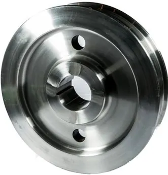 Machined forged crane wheel for an EOT crane, made by Vikrant Forge