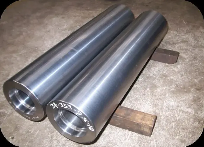 Pair of machined segment rolls