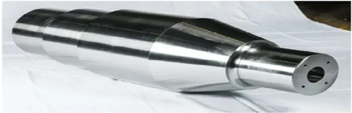 Taper shaft for a cone crusher